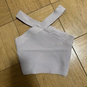 Aritzia Sculpt Knit Criss Cross Cropped Tank